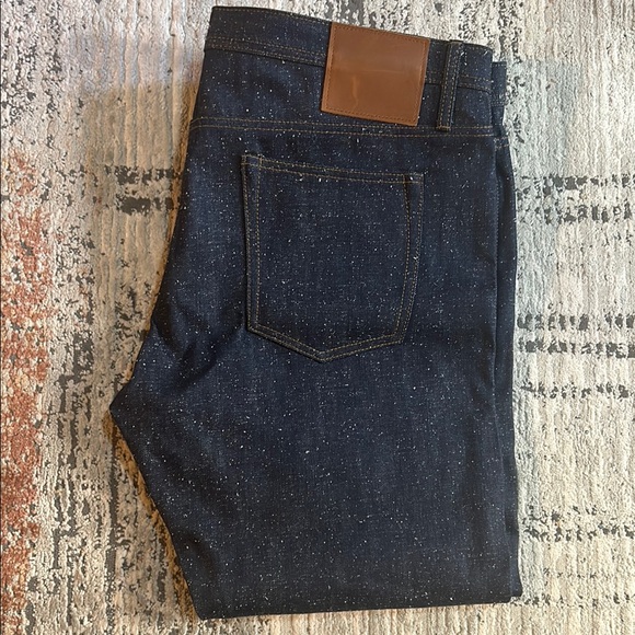 The Unbranded brand Neppy denim Men's Dark Blue Jeans - Picture 4 of 7